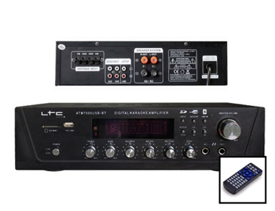 Домашен Усилвател ATM7000, Bluetooth, USB SD card player, 2x50W