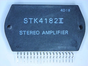 STK4182II 2x45W 34V 50Khz, +/-51V 2X>45W STK4181II