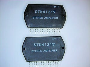 STK4121V SANYO Dual LN Pwr.Amp.&gt;15W +-22V 18p