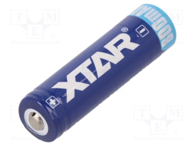 Акумулаторна батерия ACCU-14500-0.8-2A Акумулатор Li-Ion 14500 3,7V 800mAh O14,3x50,3mm 2,5A