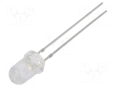 Светодиод 5ММ 12V OSK7DL5111A LED; виолетов; 5mm; 7000?8400mcd; 15°; Чело: изпъкнал; 2,9?3,6VDC