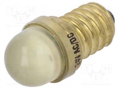 Лампа LED E14 LY-E14-24AC/DC Лампа LED; жълт; E14; 24VDC; 24VAC