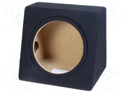 Туба 10&quot; OB.MDF.02.BK Кутия на говорителя; MDF; 15л; 250mm; тъкан; черен