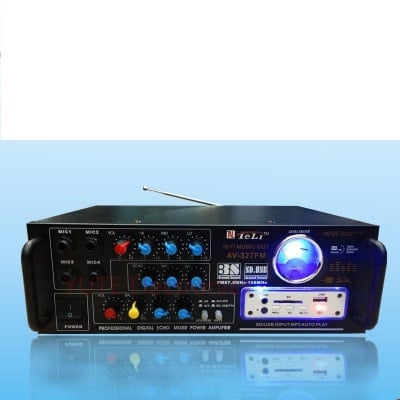 Усилвател TELI  AV-327FM USB SD card player FM радио 2x50W
