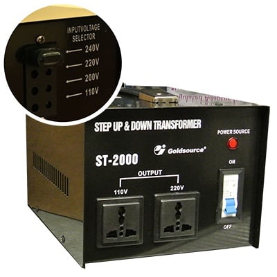 Конвертор на напрежение ST-2000, 220/110VAC, 2000W