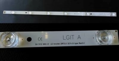Светодиодна лента подсветка LED STRIP 32&quot; LG DRT3.0 32&quot; A TYPE REV0.2 LED подсветка 32&quot; 6 диода 590mm LGIT A (LS23)