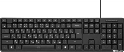 Клавиатура Acme KS06, кирилица, 150 cm кабел, USB, черна