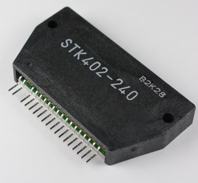 STK402-240 Three-Channel Class AB Audio Power Amplifier IC 40 W + 40 W + 40 W ,