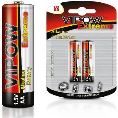Батерия алкална AA 1.5V VIPOW EXTREME BAT0091B