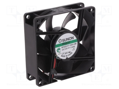 Вентилатор MF80251V1-A99-A Вентилатор DC аксиален 12VDC 80x80x25mm 69,29m3/h 33dBA Vapo