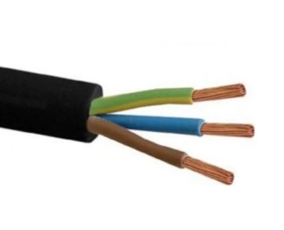 КАБЕЛ ШВПС 3X1.5 ЧЕРЕН  HO5VV-F(ШВПС) 3X1.5 0.3/0.5KV