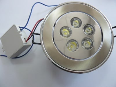 Лампа LED ЛУНА 5W  Модул кръгъл 5W 5x1W LED бяла светлина 4568