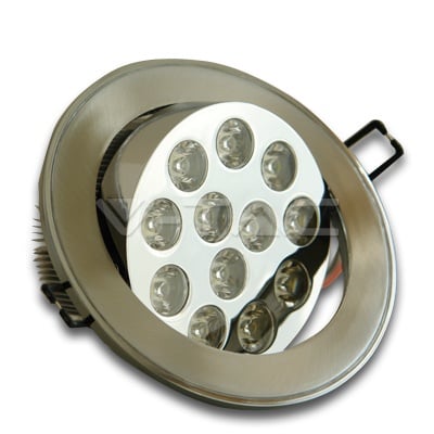 Лампа LED луна Модул кръгъл 12W 220v 12x1W LED бяла светлина 4604