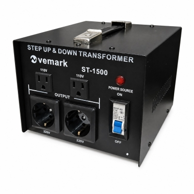 Конвертор на напрежение 1500W, 220VAC-110VAC, VEMARK ST-1500, двупосочен