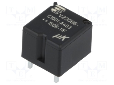 Реле V23086-C1001-A403 Реле: електромагнитно; SPDT; Uбобина:12VDC; 20A; миниатюрни; 254?