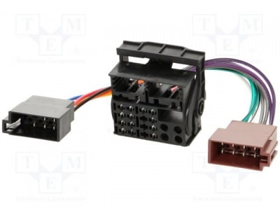 Кабел авторадио ZRS-96 Connector; radio, ISO; BMW, Land Rover; PIN:16