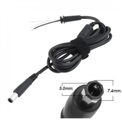 Кабел за захранване на лаптоп DC 7.4/5.0mm. 19.5V 4.62A КОМ0265
