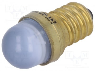 Лампа LED E14 LB-E14-24AC/DC Лампа LED; син; E14; 24VDC; 24VAC