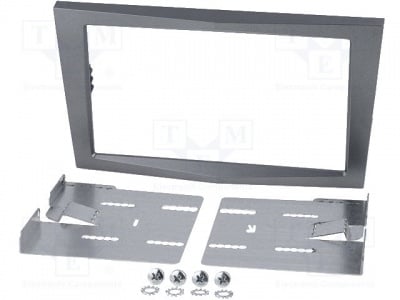 Рамка за автомобилно радио RAM-40.152.007 Рамка за радио; 2 DIN; Opel; тъмно сив