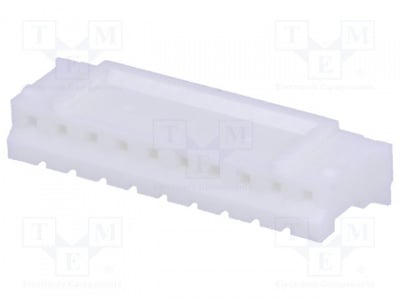 Съединител NXG-10 Щепсел; проводник-платка; женски; NXG; 2mm; PIN:10; без контакти