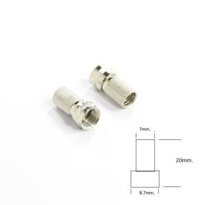 F конектор букса за коаксиален кабел 7.0mm. WTY0450-4