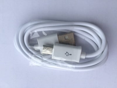 Кабел USB-USB micro бял OMEGA