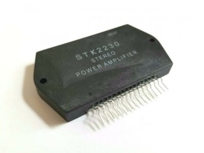 STK2240 Dual power audio amplifier output module ±54V, 5A, 2x&gt;40W(±33,5V/8Ohm) SIP16 GOTO:STK2230, STK2250, STK2260