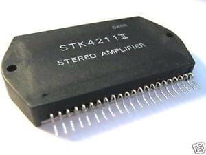 STK4211II SANYO PAC009 2ch./1packge, +- Power Supply Built-in Muting Circuit 25W/ch. ~ 70W/ch. THD=0.02%,