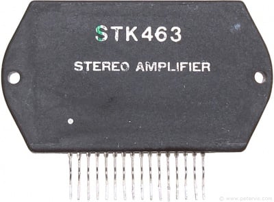 STK463  2x25W 26V 20Khz