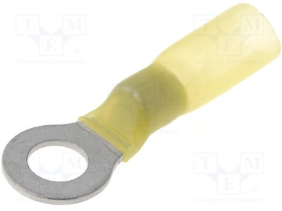 Кабелни обувки ST-083/Y-T Контактен накрайник ухо; M6; O:6,5mm; 4?6mm2; кримпване; жълт