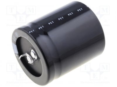 Кондензатор 270uf 400V LGU2G271MELC  Кондензатор: електролитен; THT; 270uF; 400VDC; O35x30mm; ±20%