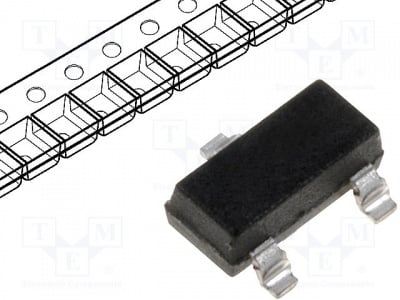 2N7002-TP Транзистор: N-MOSFET; униполарен; 60V; 0,115A; 0,2W; SOT23