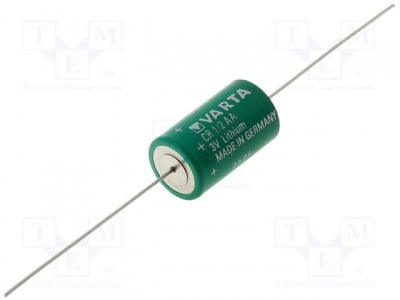 Батерия BAT-CR1/2AA-O Батерия: литиева; 3V; 1/2AA; аксиални; O14,7x25mm; 950mAh
