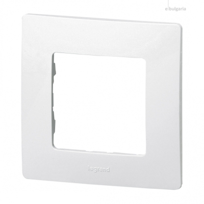 Рамка 1XNNILOE БЯЛА 665001 PVC РАМКА, БЯЛА, LEGRAND, NILOE, 665001