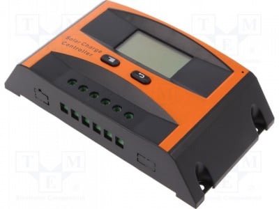 Фотоволтаичен контролер SOL-20A-LCD Регулатор на зареждане; слънчев панел; 20A; 12/24VDC; -20?55°C