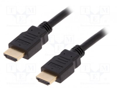 Кабел HDMI-HDMI HDMI.HE220.075 Кабел; HDCP 2.2,HDMI 2.0; HDMI щепсел,от двете страни; 7,5m