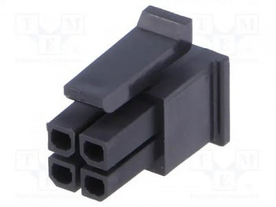 Конектор MOLEX MX-43025-0400 Щепсел; проводник-платка; женски; Micro-Fit 3.0; 3mm; PIN: 4