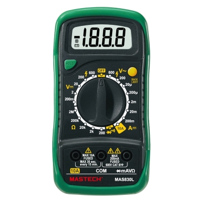 Цифров Мултицет Мултимер MASTECH MAS830L