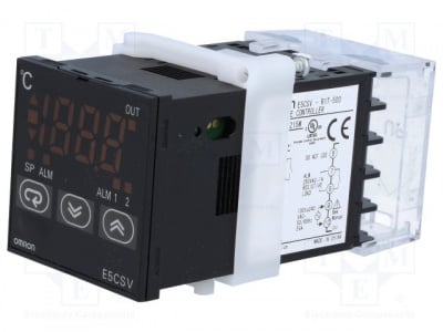 Термоконтролер OMRON E5CSVR1T-240VAC Модул: регулатор; температура; SPST-NO; OUT 2: SPST-NO; панел