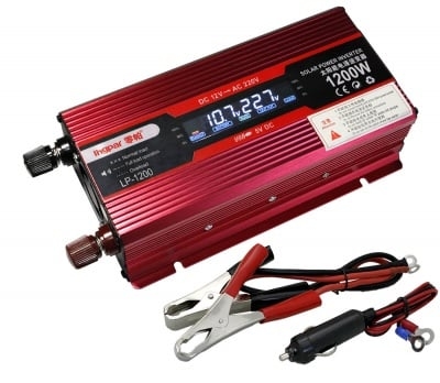 Инвертор преобразувател 600W 12V/220V С ДИСПЛЕЙ 1200W 12V/220V С ДИСПЛЕЙ