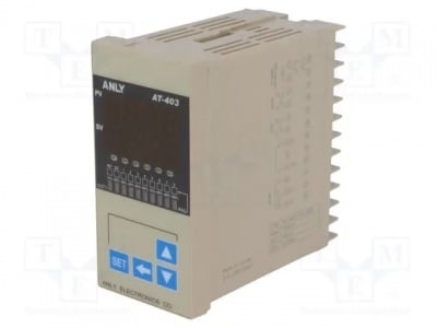 Терморегулатор ANLY ELECTRONICS AT403-1141000 Модул регулатор температура SPST-NO OUT 2: 4?20mA панел IP20