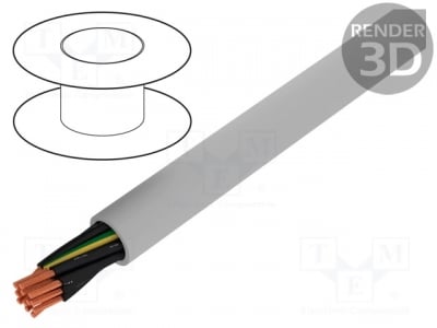 Кабел CL110-12G1.5 Кабел; многожичен; Cu; OLFLEX® CLASSIC 110; 12G1mm2; сив; PVC