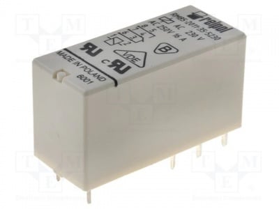 Реле RM85-2011-35-5230 Реле електромагнитно SPDT Uбобина 230VAC 16A/250VAC toff 3ms