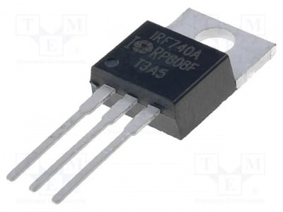 IRF740APBF Транзистор N-MOSFET униполарен 400V 6,3A 125W TO220AB