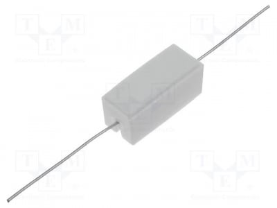 Резистор 5W 100R CRL5W-100R Резистор мощен керамичен THT 100? 5W; ±5% 9,5x9,5x22mm
