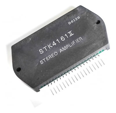 STK4161II SIP18 original 2x30W 27V POWER AMP 50kHz, sil18