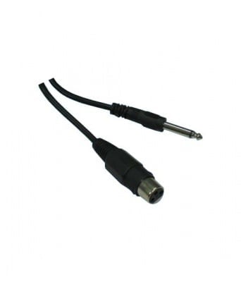 Микрофонен кабел Mono Jack 6.35мм - CANON (XLR), 3 метра CABLE-003/300