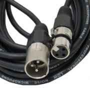 Кабел XLRM/XLRF 9.0M Микрофонен кабел CANON (XLR) мъжки - CANON (XLR) женски, 9 метра CABLE-CANON M-F / 6m