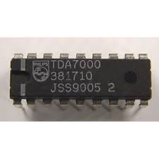 TDA7000 DIP-18 FM radio mono circuit , FM receiver / TV tuner will allow you to receive frequencies from 70 up to 120MHz