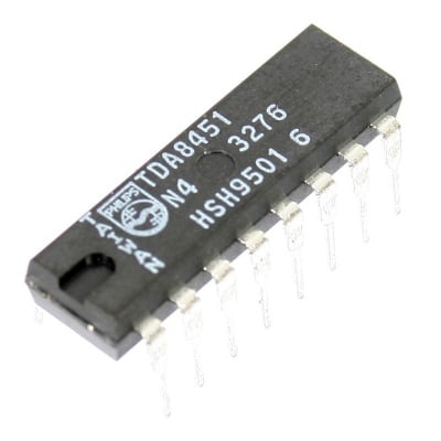 TDA8451 IC SPECIALTY CONSUMER CIRCUIT, PDIP16, Consumer IC:Other